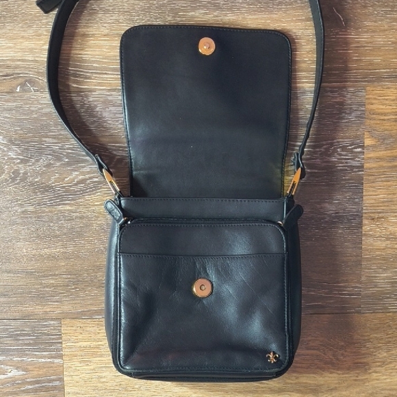 Black and Gold Crossbody Bag Handmade - Picture 4 of 14